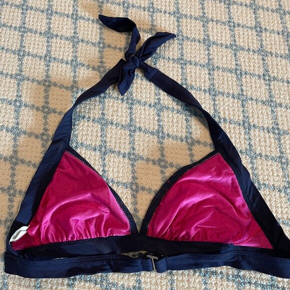 Navy and Pink Bikini - Picture 2 of 3